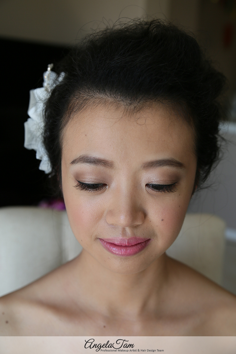ASIAN BRIDAL WEDDING MAKEUP AND HAIR NATURAL SOFT SMOKY EYE MAKEUP